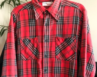 Flannel Pullover - Etsy