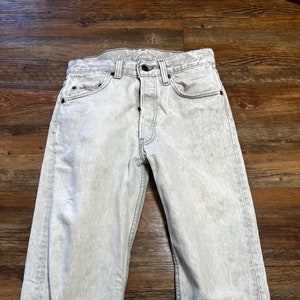 Vintage 501 Levi&#39;s grey Denim Jean Pants