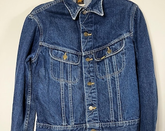 Vintage Lee Rider Wool Union Made Sanforized Trucker Crafted