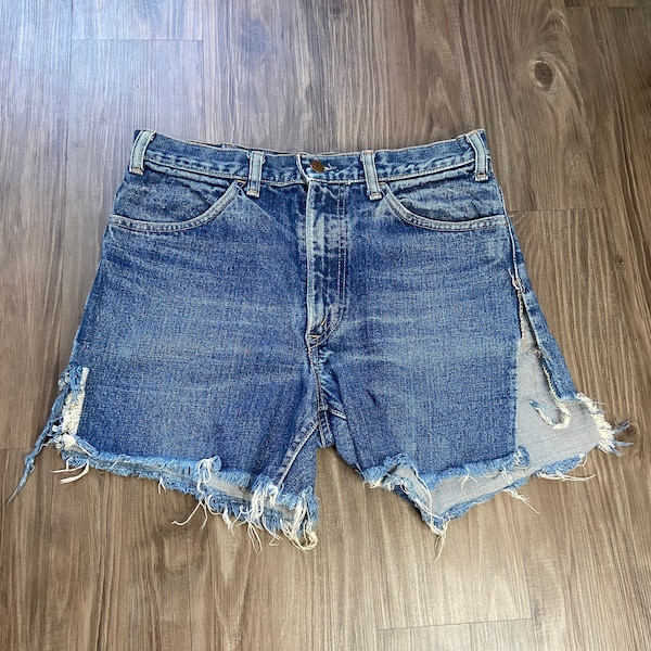 Blue Jean Shorts Etsy