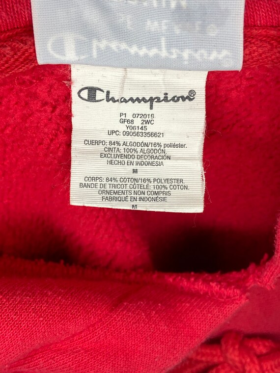 Vintage Champion Reverse Weave Pullover Hoodie Sw… - image 7