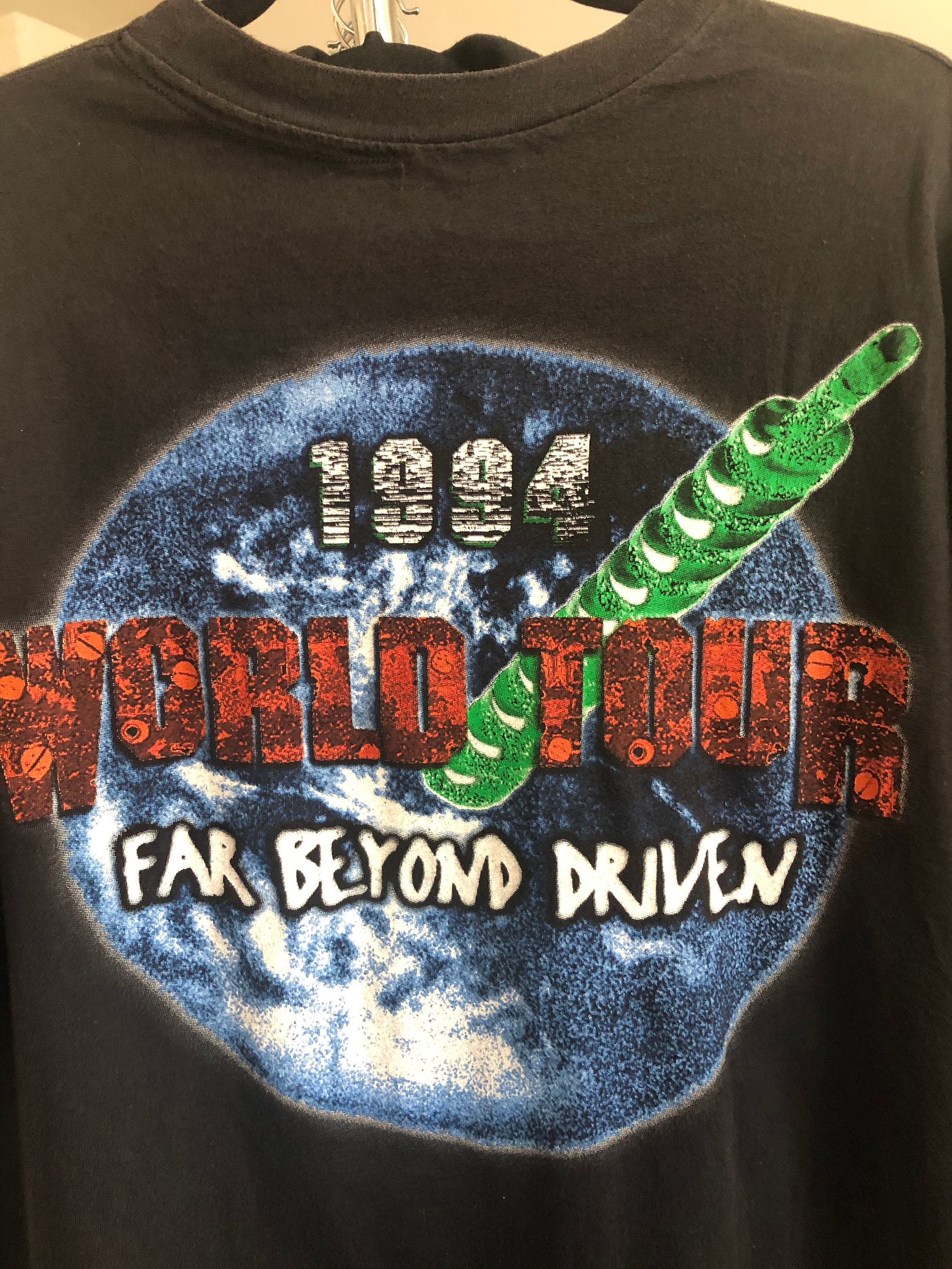 Vintage 1990's Pantera Double Sided World Tour Single Stitch Band