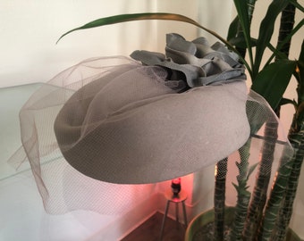 Vintage Adolfo II New York Paris Black Felt Hat with Veil and Feathers and Bow Vintage Adolfo Hat for sale | eBay main image 4