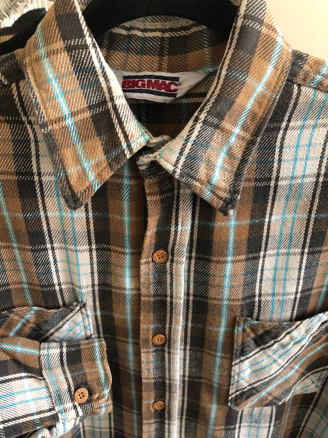 Vintage Big Mac Plaid Flannel - Etsy Norway