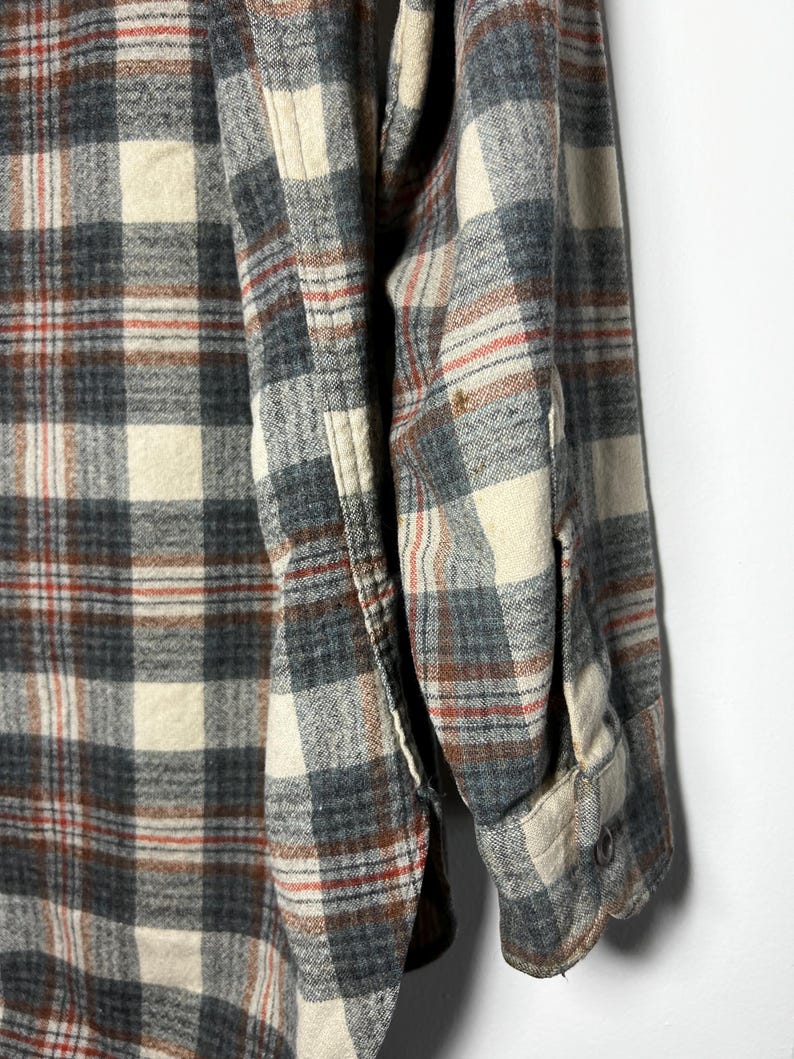 Vintage 1960's-1970's Pendleton Wool Board Shirt image 7