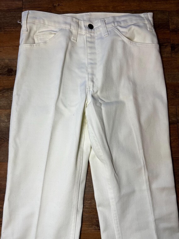 Vintage 1960's Levi's White Sta-Prest Pants View 3