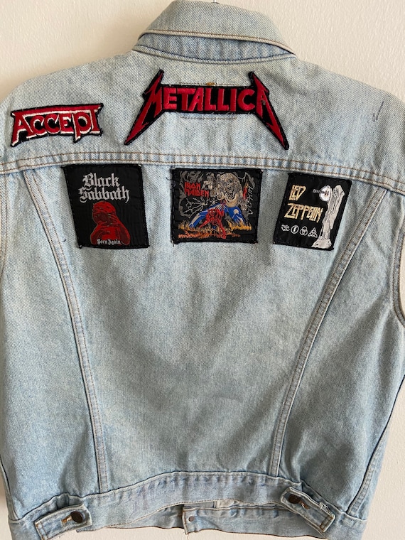 Vintage Levi's 4 Pocket Metallica, Led Zeppelin, … - image 2