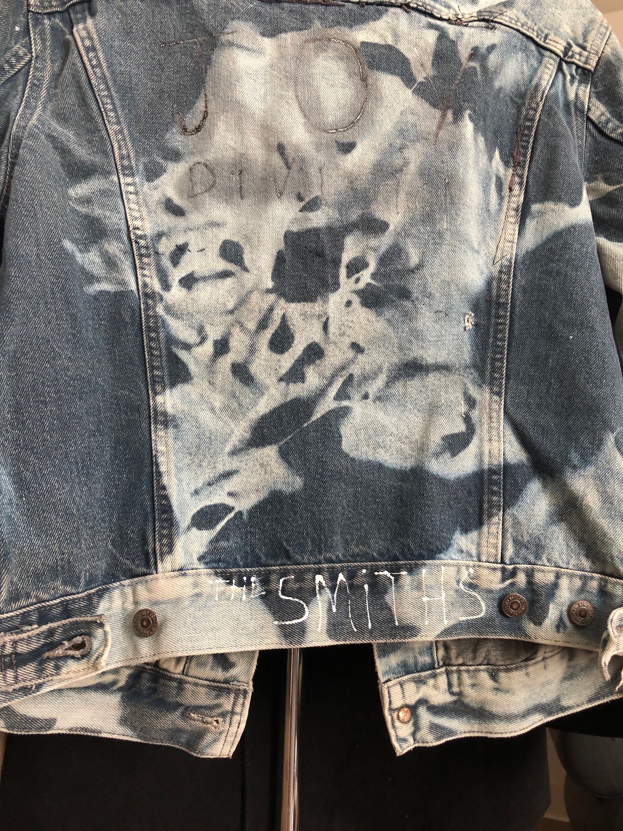 70s Vintage Leather Patchwork Denim Jean от NewYorktoNashville