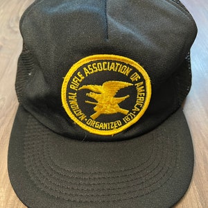 Gorra snapback vintage de la Asociación Nacional del Rifle de América (NRA), 1871