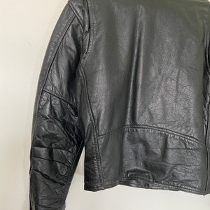 Vintage Leather 2000 Classic Biker Leather Jacket image 7