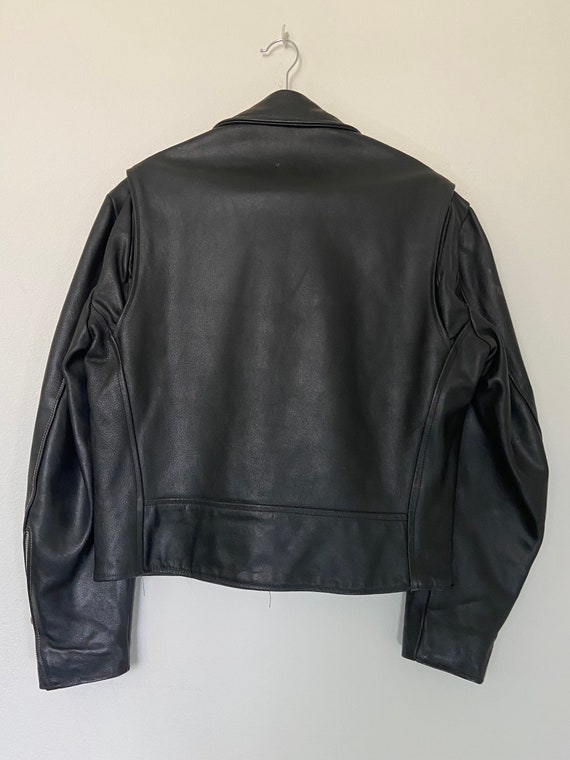 Vintage Excelled Classic Biker Leather Jacket - image 7