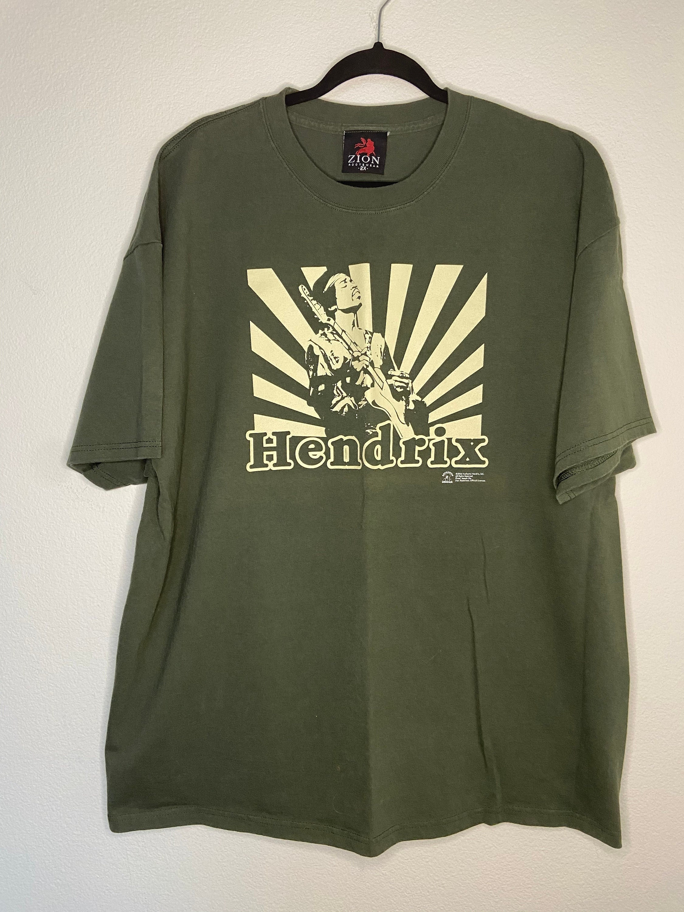 Vintage 2004 Jimi Hendrix Graphic T-shirt - Etsy
