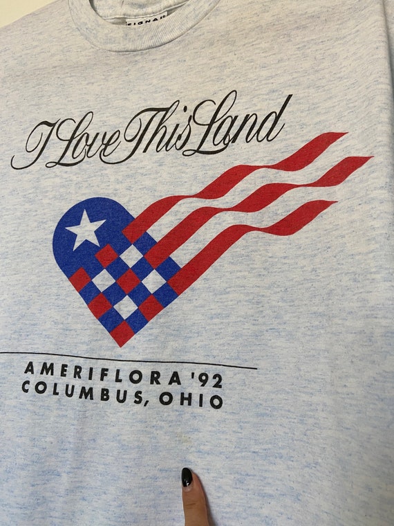 Vintage 1990's "I Love This Land" Ameriflora '92 … - image 3