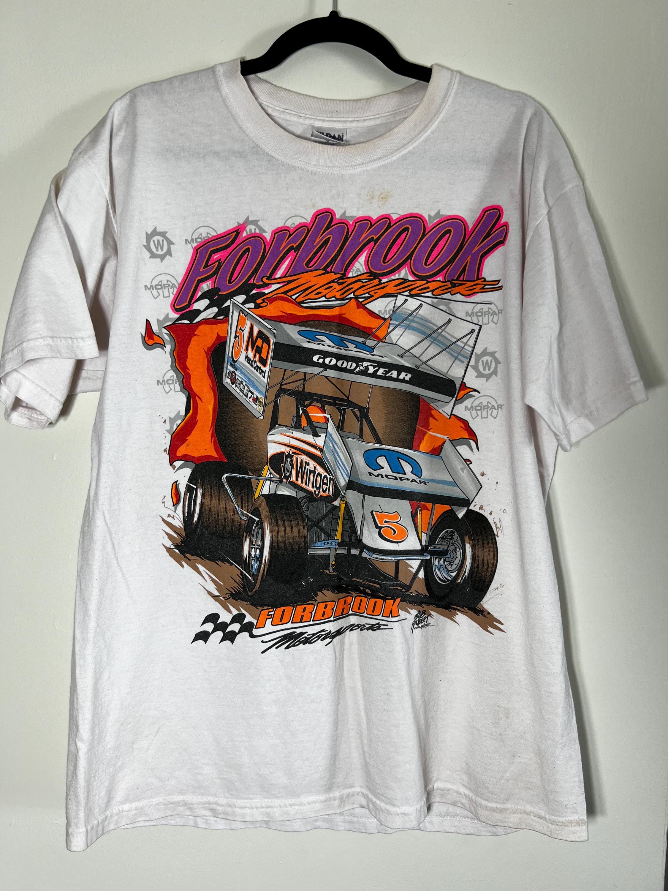 gruntruck ヴィンテージtシャツ Vintage Y2K Forbrook Motorsports Wirtgen Mopar Double Sided