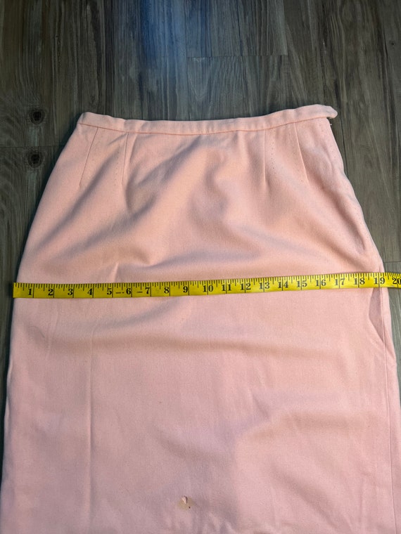 Vintage 1960's Pink Darlene Pencil Skirt - image 9