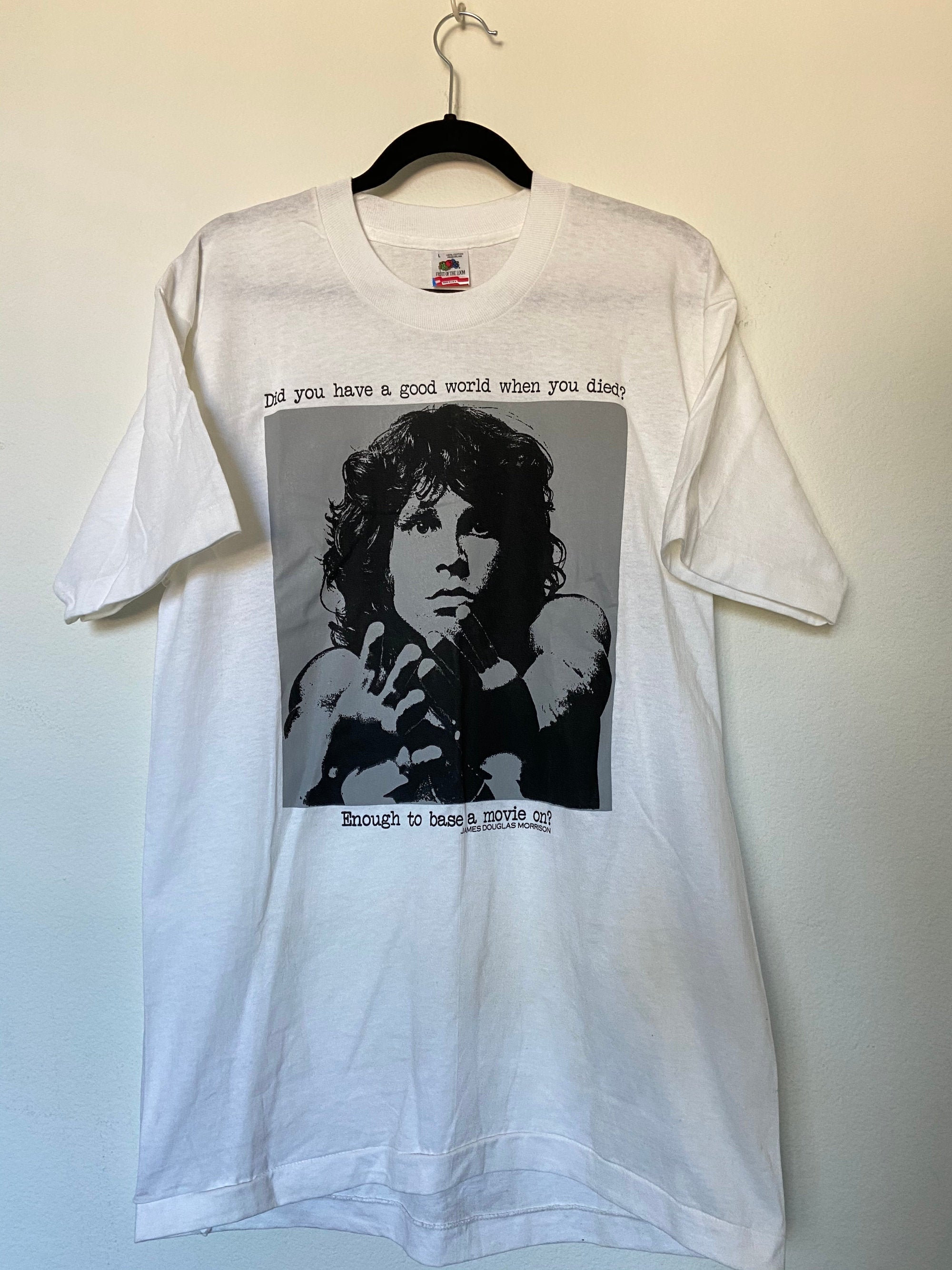 Vintage 1990's Jim Morrison - the Doors Movie Graphic T-shirt - Etsy