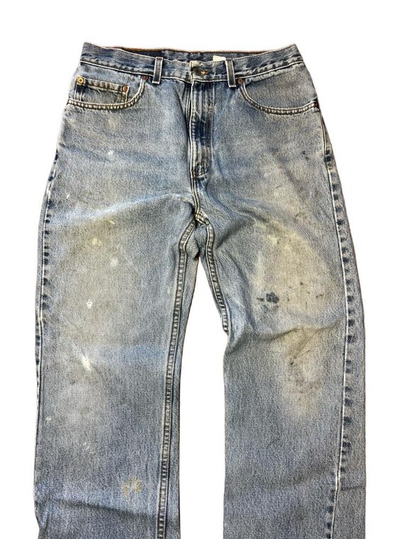 Vintage 505 Levi's Regular Fit Straight Leg Blue Zipper Fly Denim