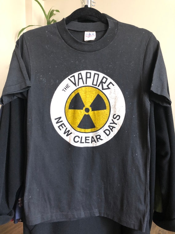 Vintage 1980's The Vapors "New Clear Days" Album T