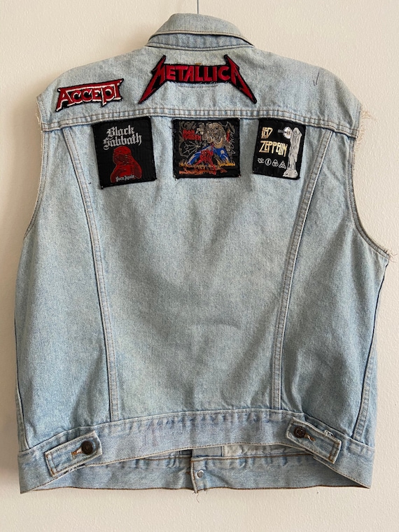 Vintage Levi's 4 Pocket Metallica, Led Zeppelin, B