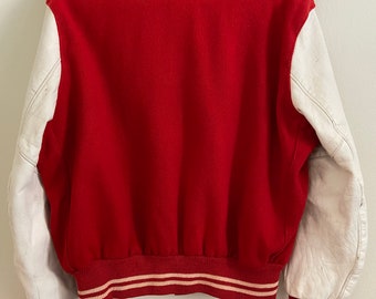 【Brill Bros varsity jacket 38 size】 Vintage 1940's-1950's Timberline by Brill Bros Leather