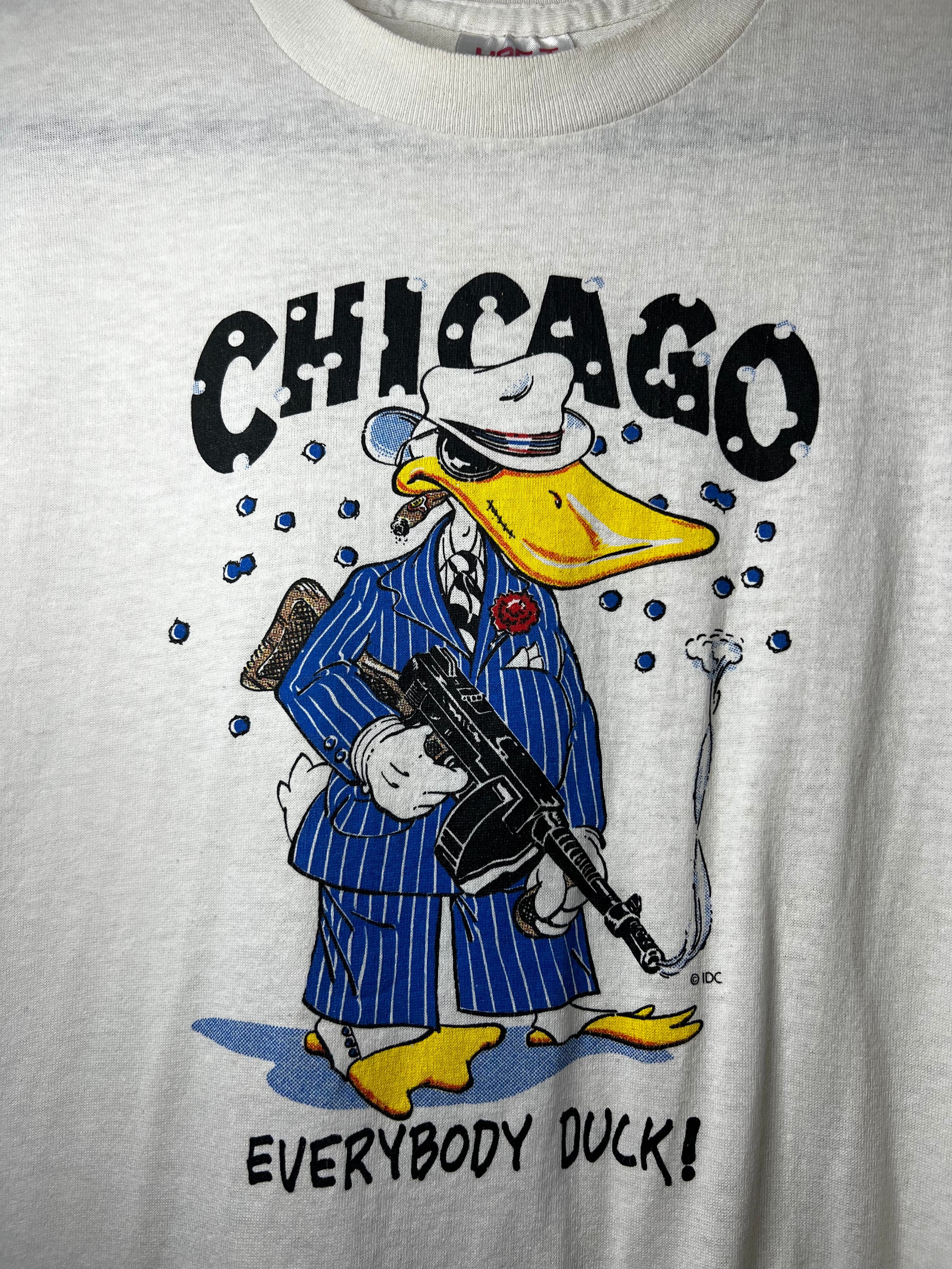 1980年代のヴィンテージシカゴ「Everybody Duck!」マフィア 