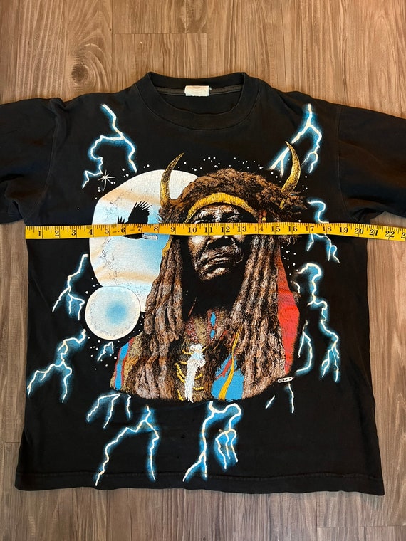 Vintage American Thunder All Over Print Graphic T-shirt - Etsy
