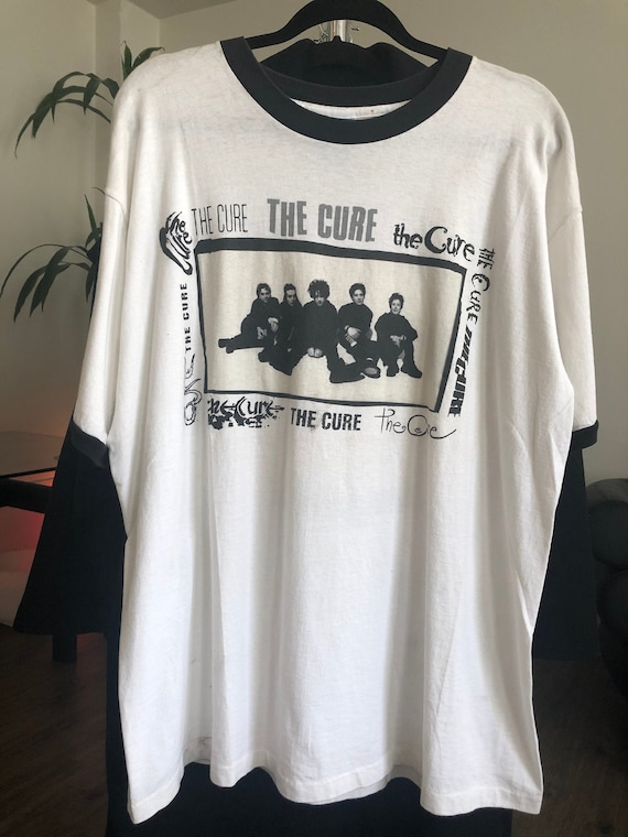 Vintage 1990 s the Cure Original Two Toned Graphic Band T shirt Etsy