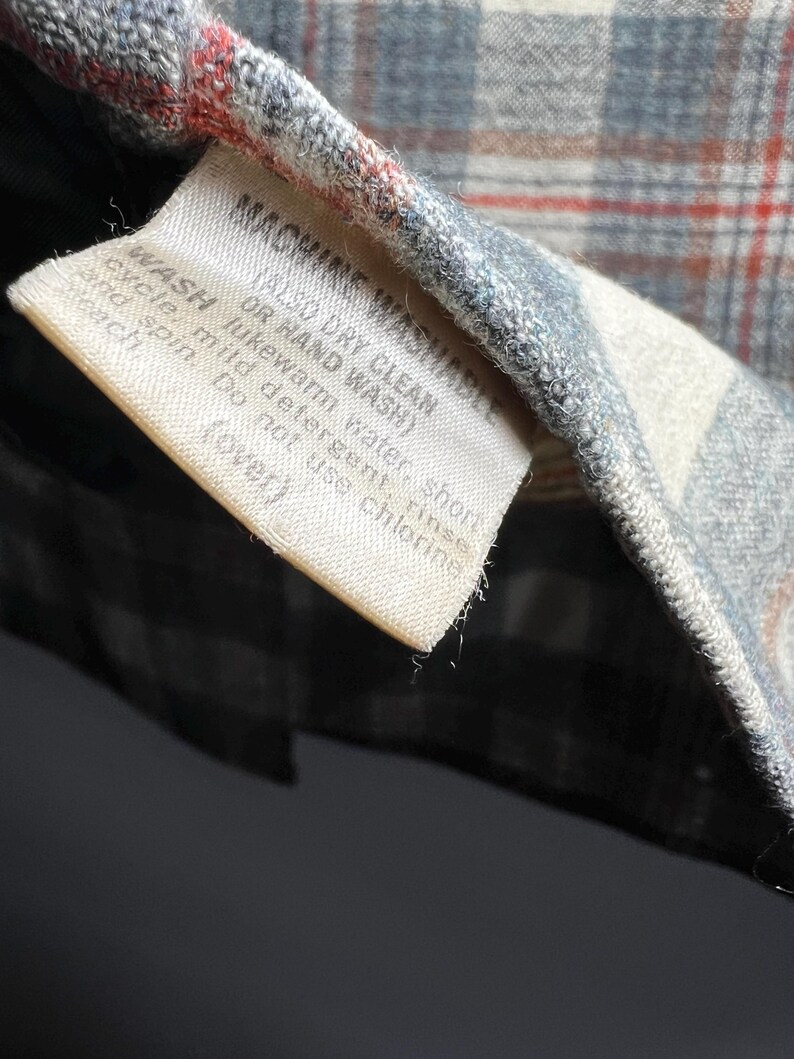 Vintage 1960's-1970's Pendleton Wool Board Shirt image 5