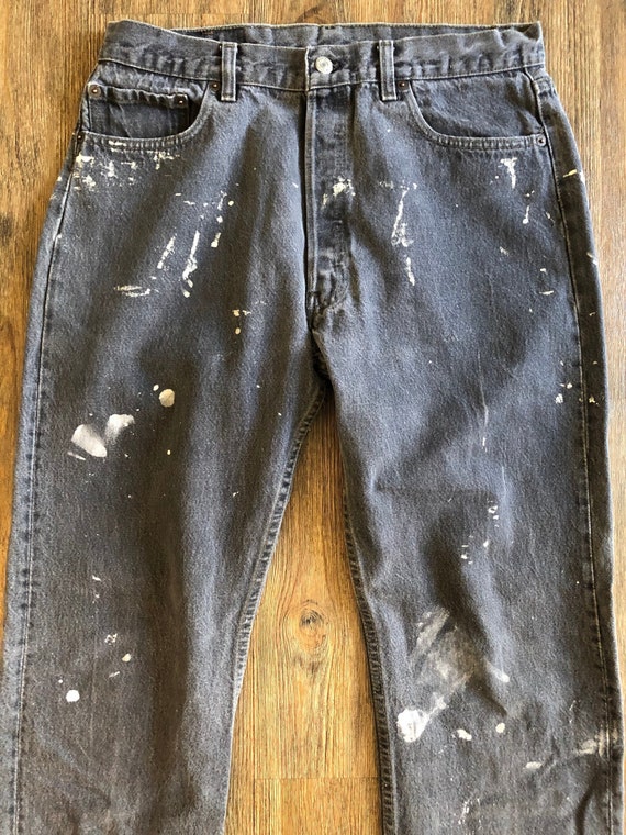 Vintage 501 Black Levi's Denim Jeans