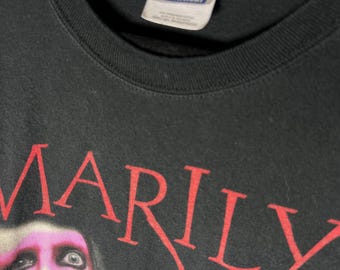 Vintage 2008 Marilyn Manson Graphic T-shirt - Etsy