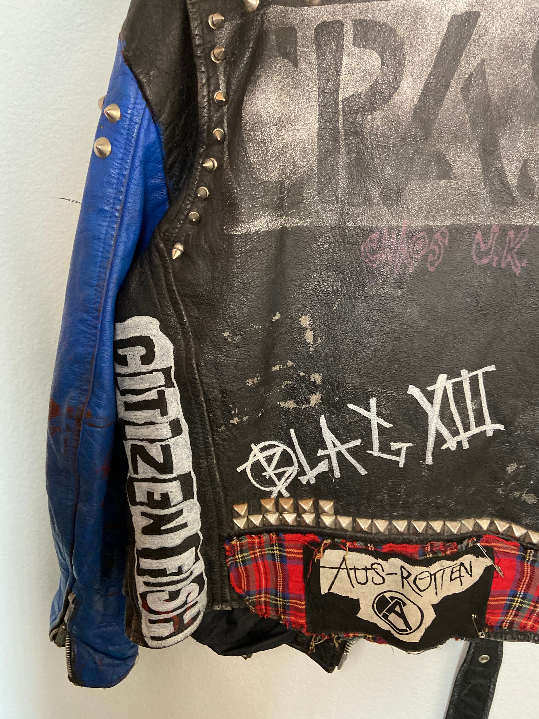 Vintage Hand Painted 1 of 1 Punk Rock Crass Citizen Fish - Etsy