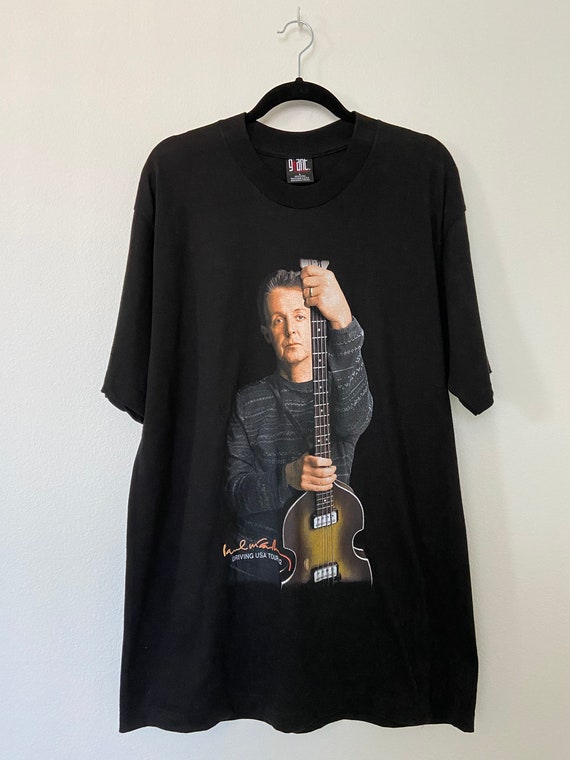 ミュージシャン Paul McCartney Driving USA Tour 2002 T Buy Paul Mccartney Driving USA Tour 2002 Concert T-shirt Online in