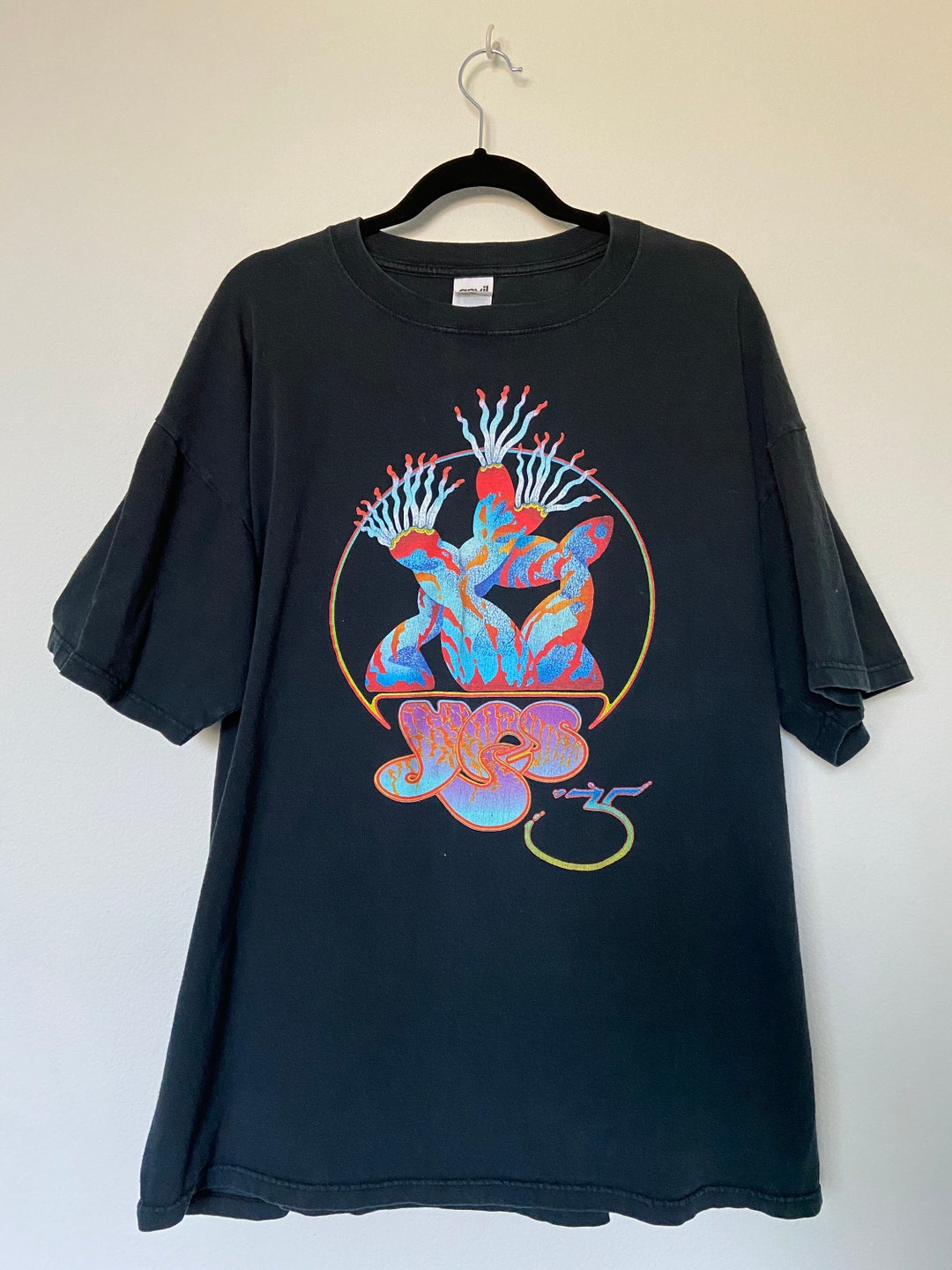 ヴィンテージ　YES バンド　ラグラン　vintage  Tシャツ　バンT