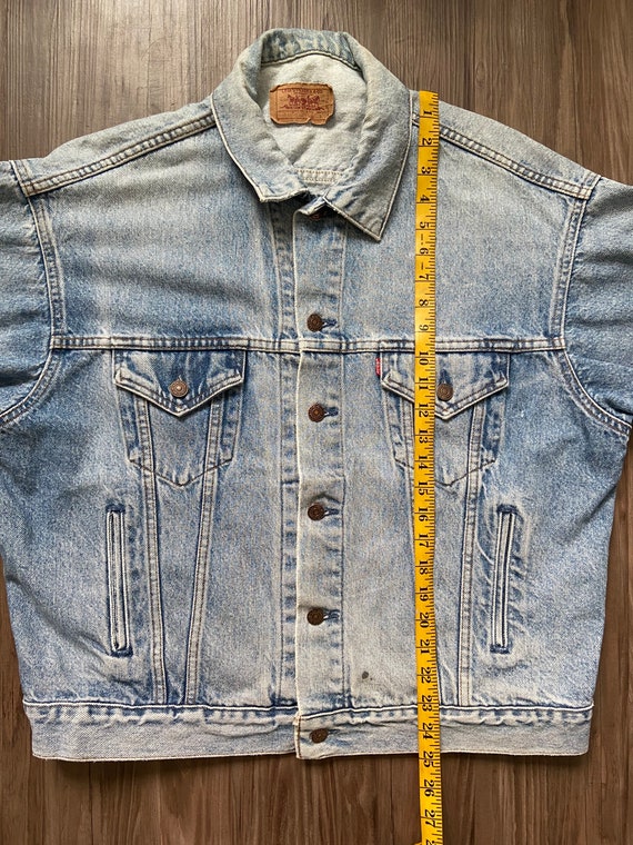 Vintage LEVIS 4 Pocket Denim Jean Jacket - image 8