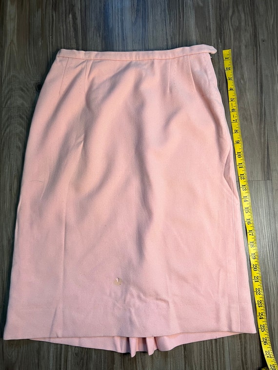 Vintage 1960's Pink Darlene Pencil Skirt - image 8