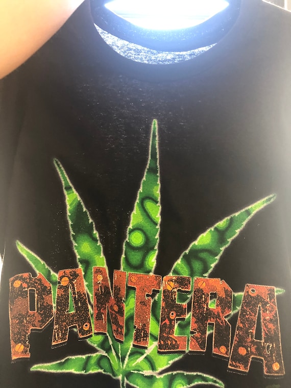 Vintage 1990's Pantera Double Sided World Tour Single Stitch Band