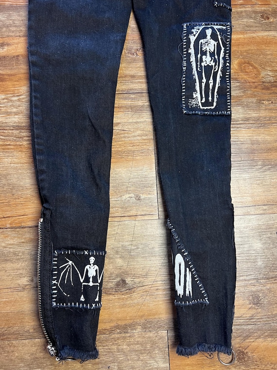 Dolls Kill Current Mood Goth Punk Patchwork Lace … - image 12