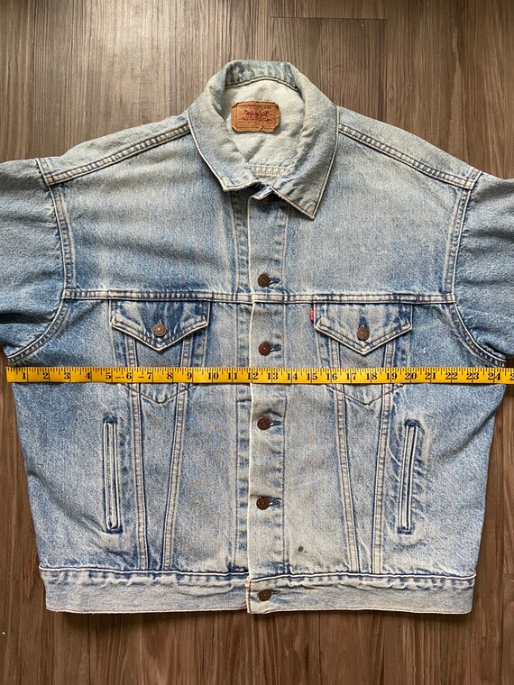 Vintage LEVIS 4 Pocket Denim Jean Jacket - image 7