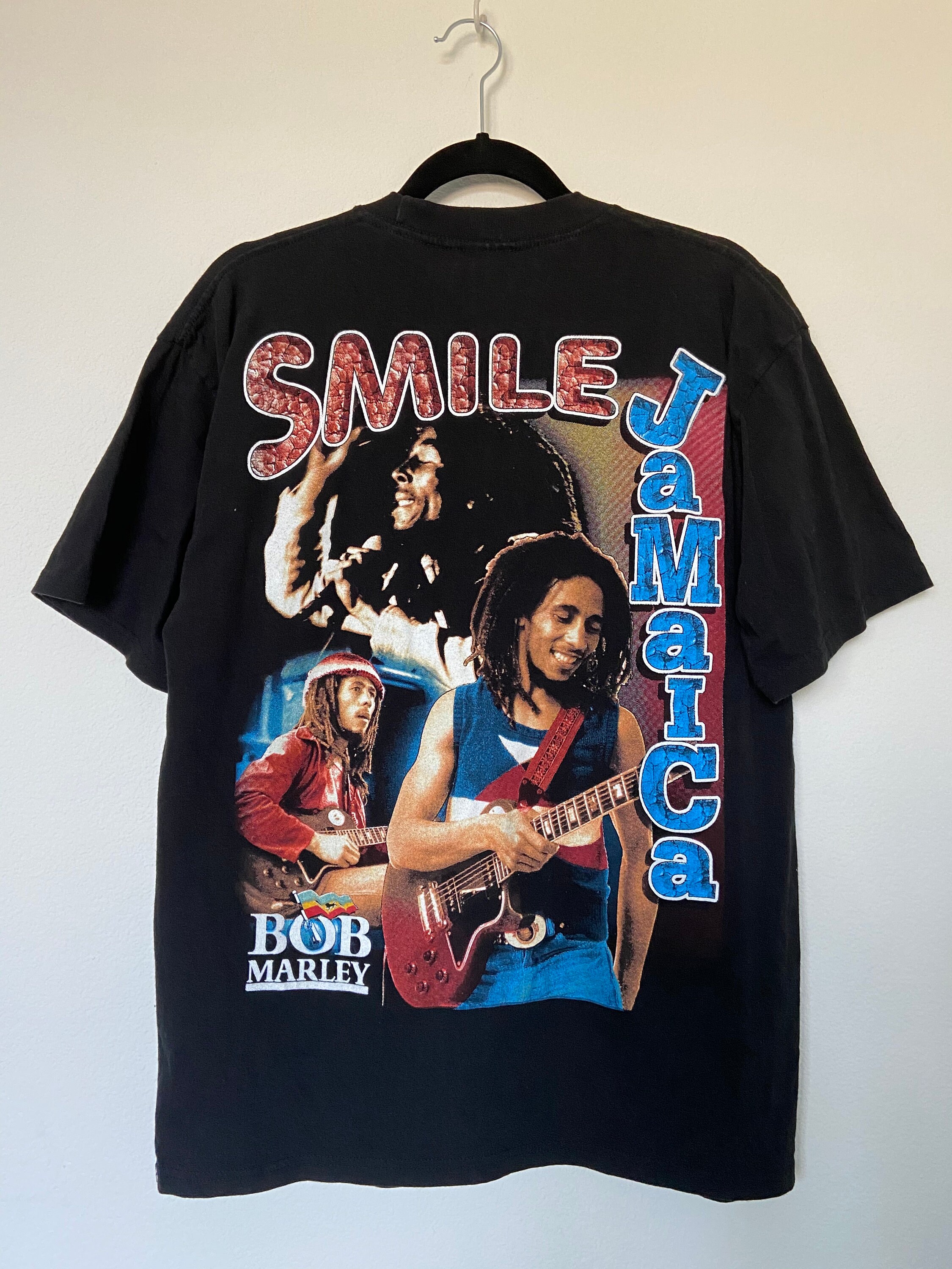 Vintage Bob Marley Rap Tee Style Graphic T-Shirt - Etsy 日本