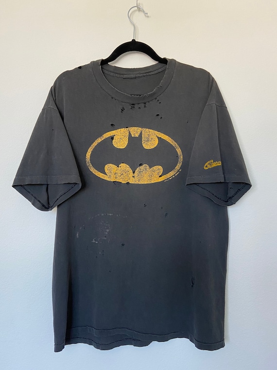 Vintage Batman DC Comics Distressed Graphic T-shirt - Etsy