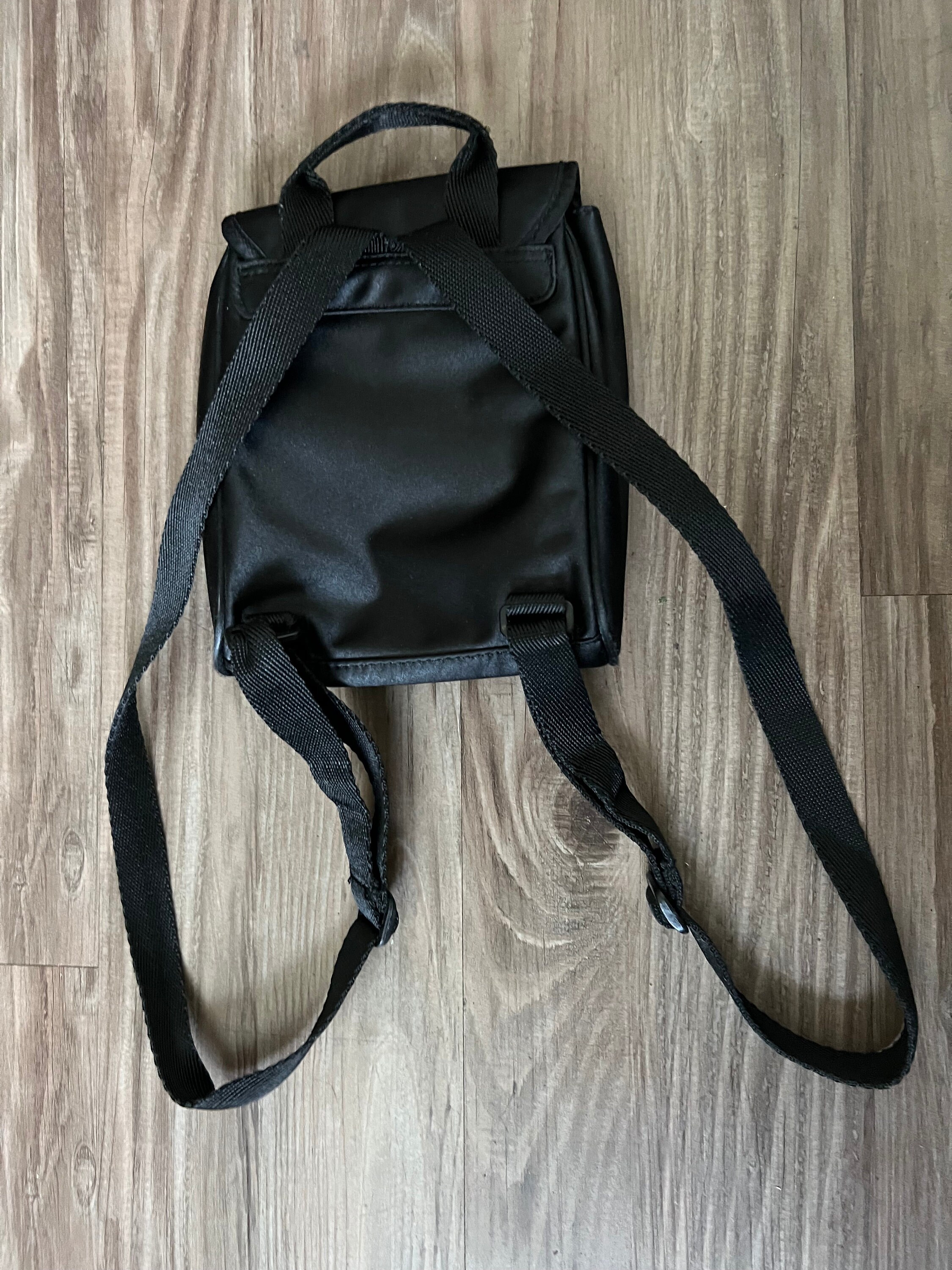 Vintage Tommy Hilfiger Mini Satin Black Backpack - Etsy