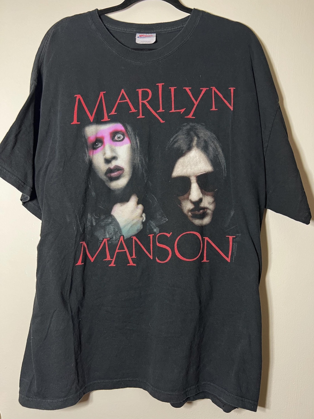 Vintage 2008 Marilyn Manson Graphic T-shirt - Etsy
