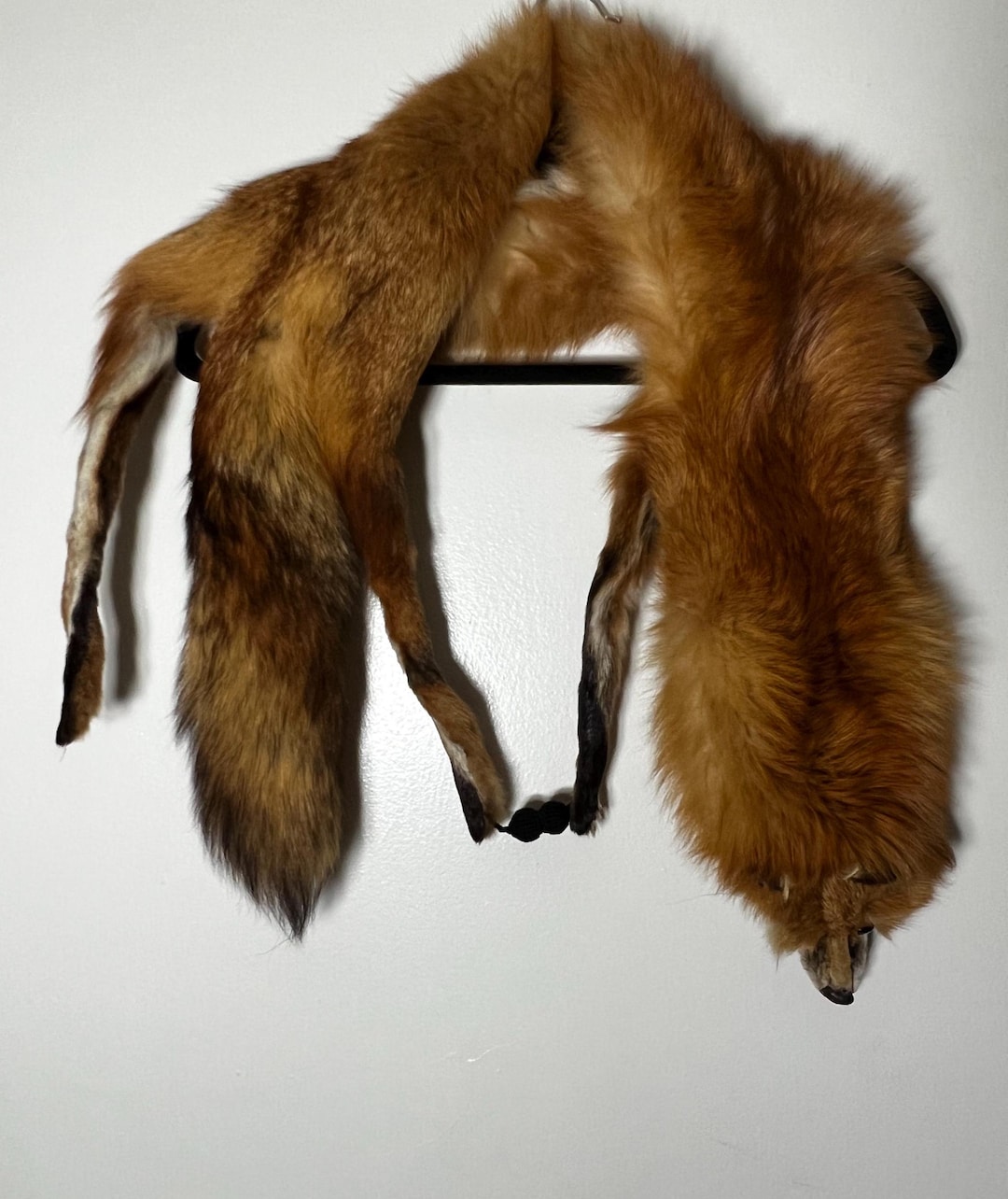 Vintage 1940's-1950's Red Fox Fur Taxidermy Pelt - Fox Stole - Etsy