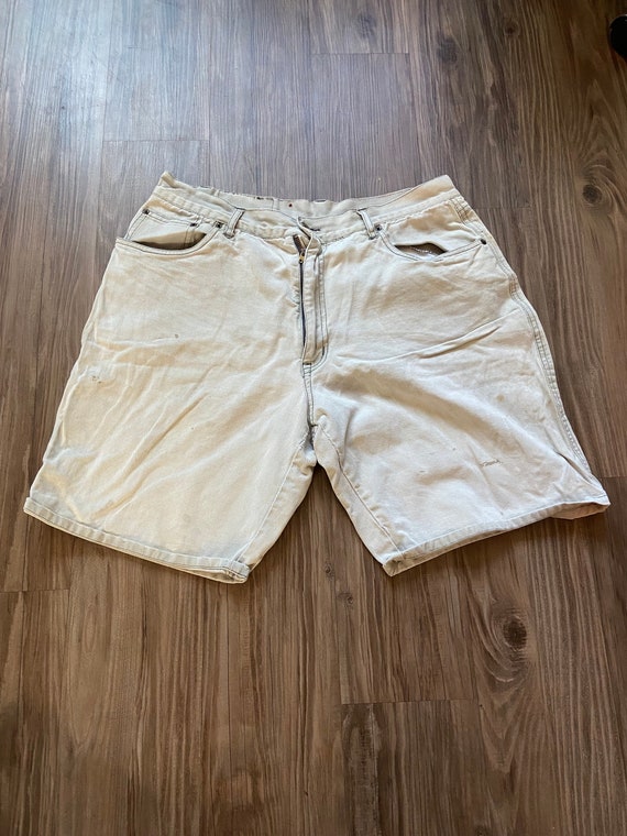 Vintage Bugle Boy Zipper Fly Denim Jean Shorts