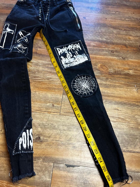 Dolls Kill Current Mood Goth Punk Patchwork Lace … - image 16