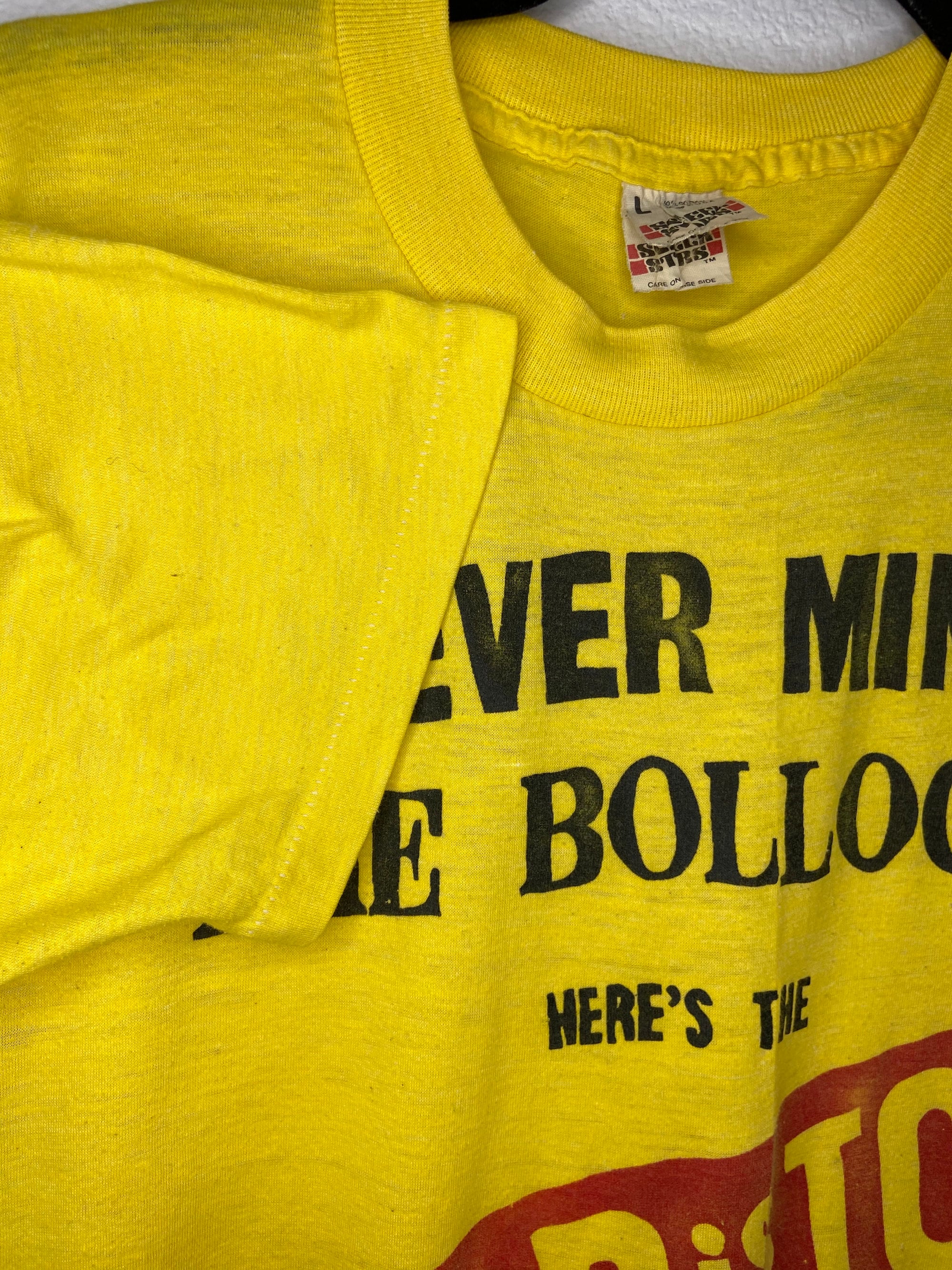 Vintage 80's Sex Pistols Never Mind the Bullocks Here's the Vintage 80's Sex Pistols Never Mind the Bullocks Here's the