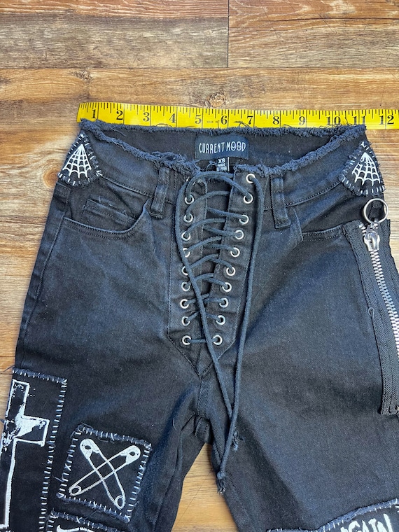 Dolls Kill Current Mood Goth Punk Patchwork Lace … - image 13