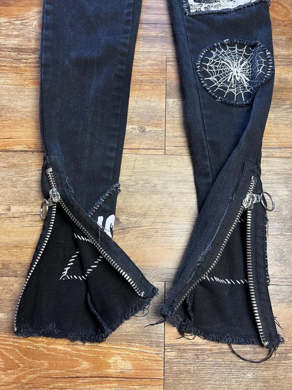 Dolls Kill Current Mood Goth Punk Patchwork Lace … - image 6