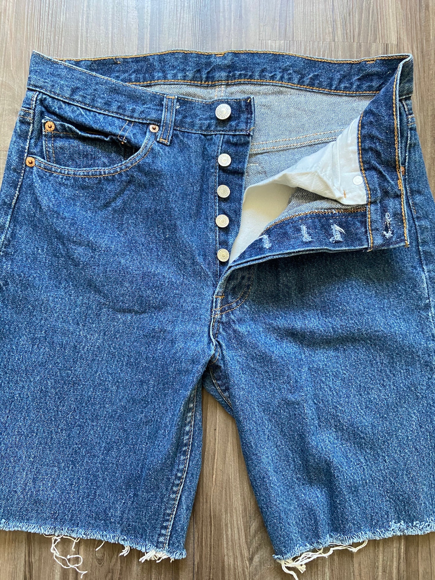 ヴィンテージ リーバイス 501 デニム カットオフ ジーンズ ショート