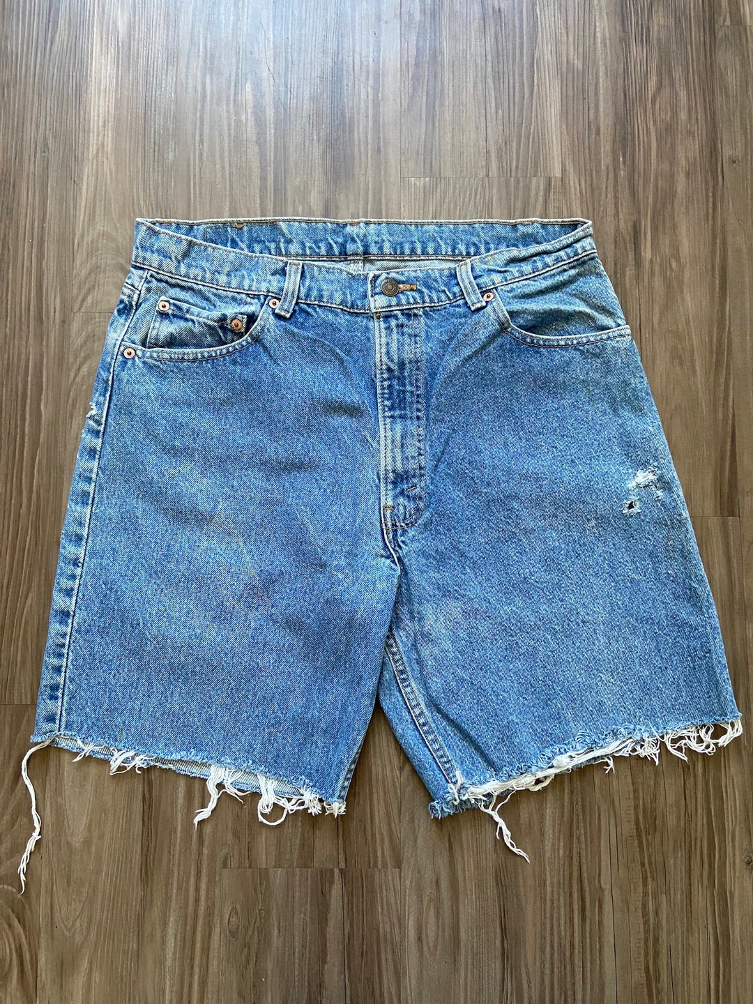 Vintage Levi's Zipper Fly Denim Cut off Jean Shorts